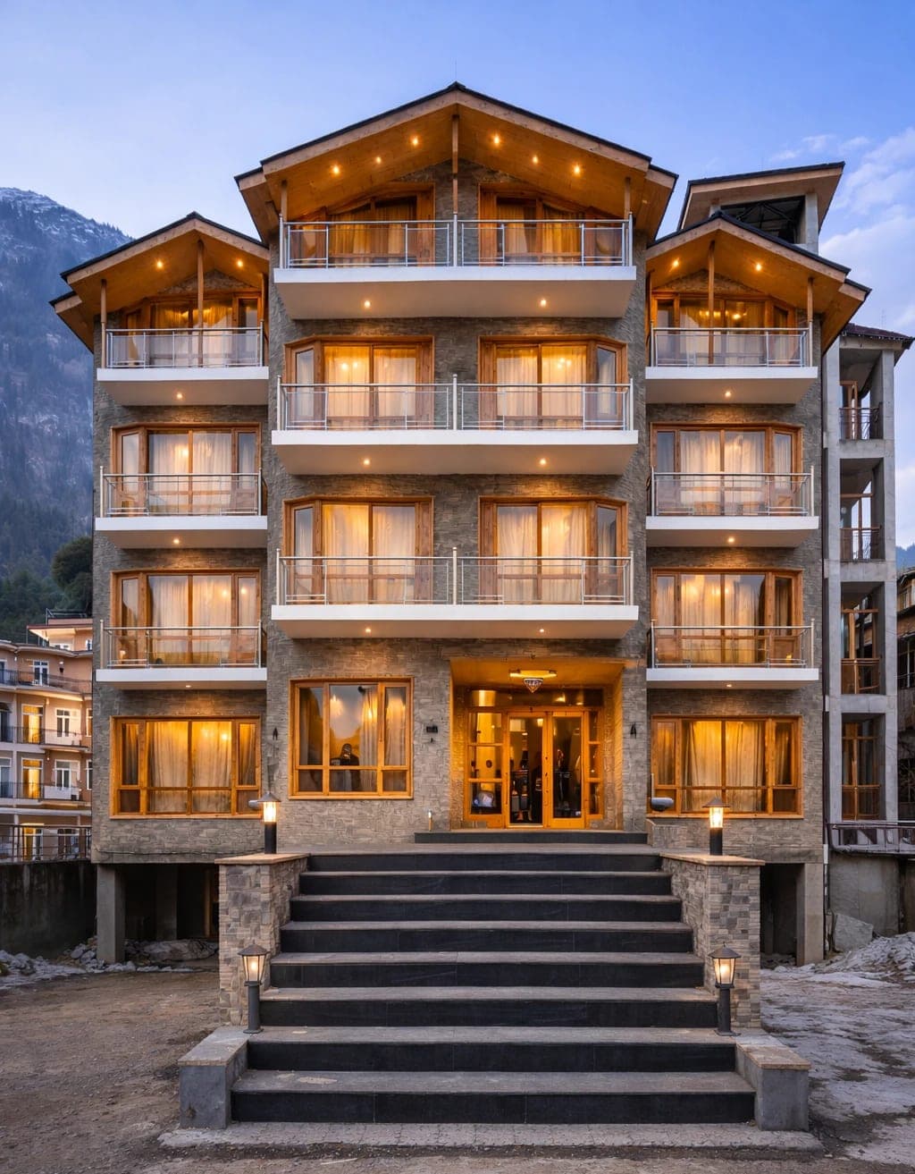 Luxury mountain view